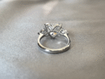 Heart & Pear Three-Stone Ring | Symbolic Romance | Unique Diamond Composition | Lab-Grown - Image 4