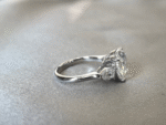 Heart & Pear Three-Stone Ring | Symbolic Romance | Unique Diamond Composition | Lab-Grown - Image 2