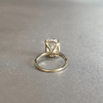 Oval Cut Lab Diamond Ring | Hidden Halo Design | Timeless Solitaire | Understated Luxury - Image 4