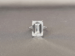 Emerald Cut Lab Grown Diamond Ring | Solitaire Setting | 4-Prong | 14K Gold | Timeless Simplicity