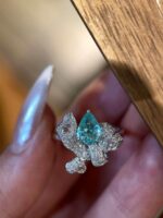 1.22-Carat Paraiba Tourmaline Ring: VVS2 Clarity in 14K White Gold