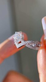 2-Carat Lab-Grown Round Diamond Ring: D Color, VS1 Clarity in 14K White Gold - Image 4