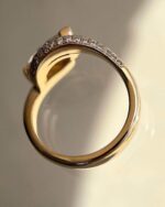 3-Carat Lab-Grown Marquise Diamond Ring: E Color, VVS2 Clarity in 14K Gold - Image 5