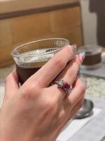 3-Carat Lab-Grown Ruby Ring: Vivid Red in 14K Gold - Image 2