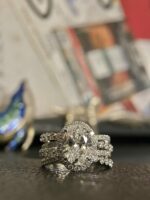 3.45-Carat Lab-Grown Diamond Ring: D Color, VVS1 Clarity in 14K White Gold