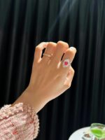 1.68ct Natural Untreated Mahenge Spessarite Spinel 18K Gold Diamond Ring - Image 2