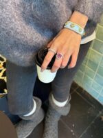 2.75-Carat Pink Tourmaline Ring: VS1 Clarity with Round-Cut Accents in 14K White Gold - Image 3