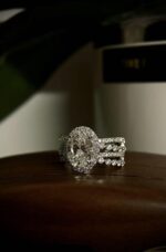 3.45-Carat Lab-Grown Diamond Ring: D Color, VVS1 Clarity in 14K White Gold - Image 3