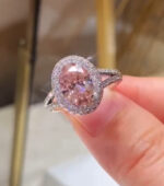 Lab grown Pink Diamond Ring - Image 3